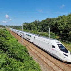Le TGV du futur s’appelle le TGV M, pour modulaire. Il s’agit de la cinquième génération de train à grande vitesse, qui doit entrer en service en 2025.