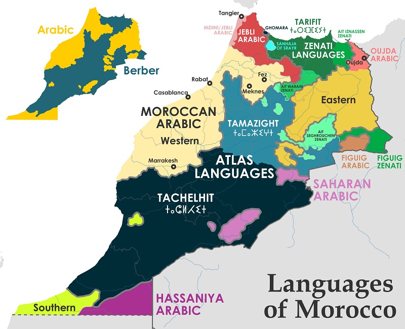Le Maroc est un pays riche en diversité linguistique et culturelle. La langue officielle est l’arabe moderne standard, mais elle est rarement utilisée pour la communication quotidienne. Les langues les plus couramment parlées sont l’amazigh, le darija et le français.